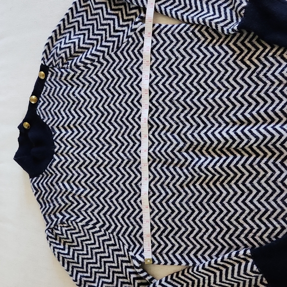 J Crew Chevron Mock Turtleneck Sweater, S - Picture 3 of 5